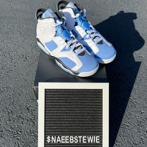 💙Jordan 6 Retro UNC White (GS)💙